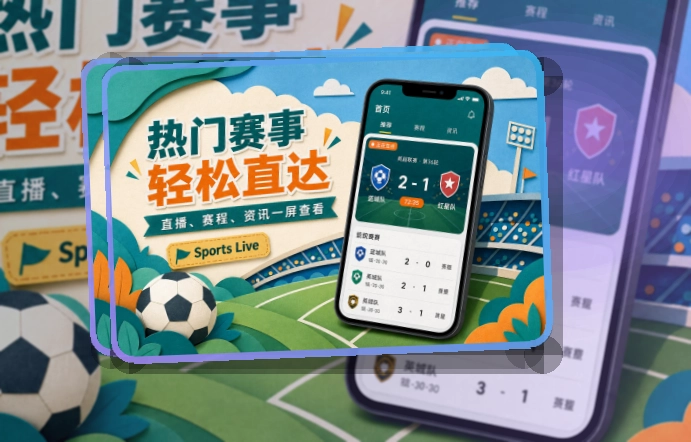 乐竞体育 App 直播比分切换页面